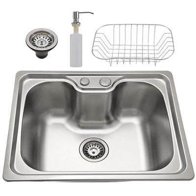 Cuba Cozinha Goumert Pia Com Dispenser Escorredor e Valvula Aço Inox