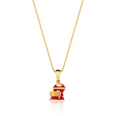 Colar Pingente De Batedeira Confeitaria Banhado Ouro 18k