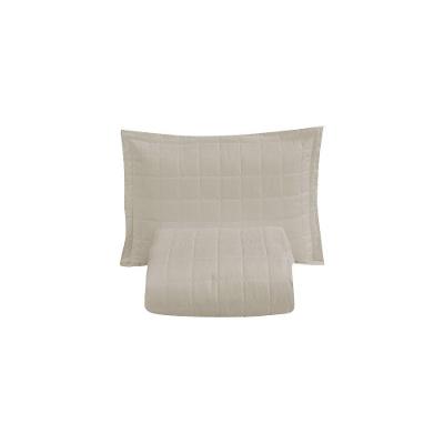 Kit Cobre Leito Matelado Dupla Face Soft 2 Peças Solteiro 100% Poliéster - Areia