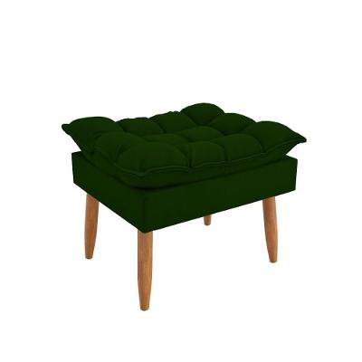 Puff Luxo Conforto Elegante Sala, Quarto E Escritório Verde