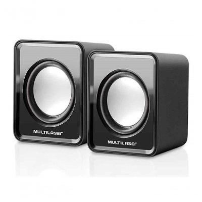 Caixa De Som 2 Canais Caixa De Som Sp144 3watts Rms Preto