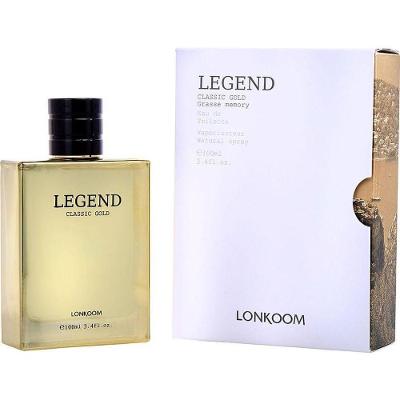 Perfume Masculino Lonkoom Legend Classic Gold Edt Spray 100ml