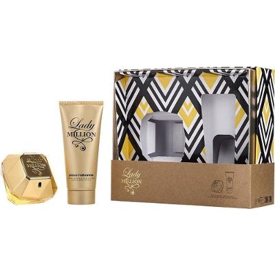 Perfume Feminino Paco Rabanne Lady Million Edp Spray 80ml &loção Corporal 100