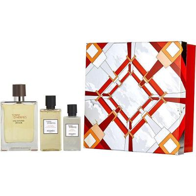 Perfume Masculino Hermes Terre D'hermes Eau Intense Vetiver de Parfum Spray 100ml &loção Pós-barba 40 Gel Banho 80