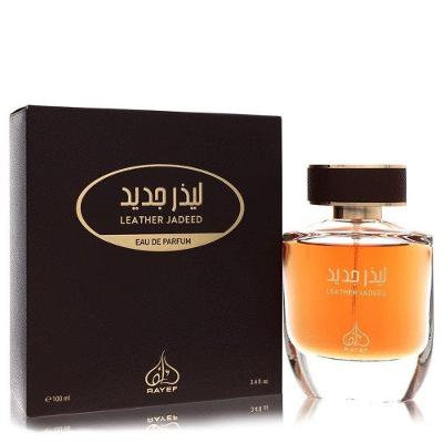 Perfume Masculino Rayef Leather Jadeed Eau de Parfum - unisex 100ml