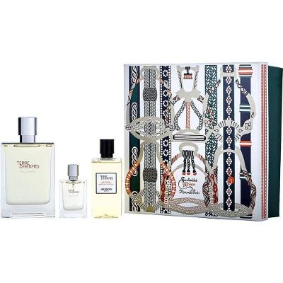 Perfume Unisex Hermes Terre D'hermes Eau Givree de Parfum Spray Recarregável 100ml e Gel Banho 80 12 Mini
