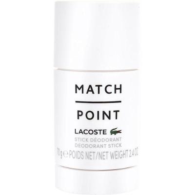 Desodorante Masculino Lacoste Match Point Em Bastão 73 Ml