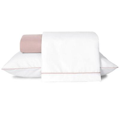 Jogo De Lençol Solteiro Linea Micropercal 200 Fios 3 Peças - Rose