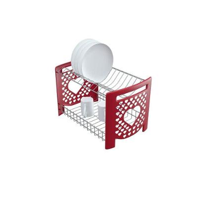 Escorredor Cuore Em Plastico - Vermelho 1448-v