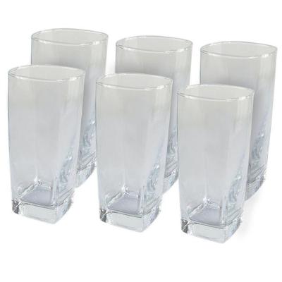 Copo De Vidro 320ml Para água E Suco Kit Com 6 Peças Gourmet