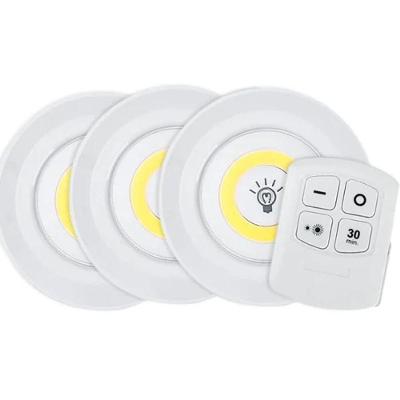 Kit 3 Lâmpadas Luminária Led Controle Sem Fio