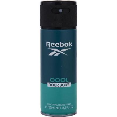 Água De Cheiro Masculina Reebok Cool Your Body Spray Corporal 150 Ml