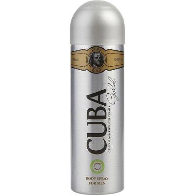 Água de Cheiro Masculina Cuba Gold Spray Corporal 195ml