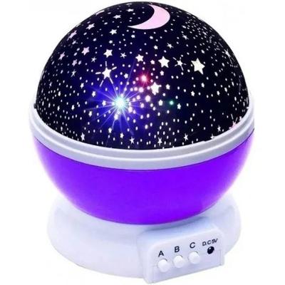 Luminária Projetor Estrelas 360º Abajur Star Master