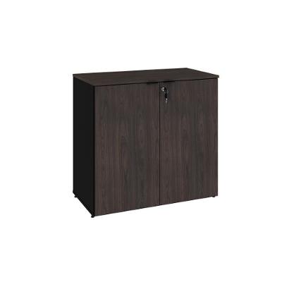 Armário Baixo Com 02 Portas 75x80x42cm Wlab80 Preto Tx Com terracota