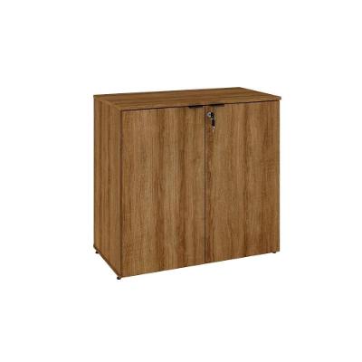 Armário Baixo Com 02 Portas 75x80x42cm Wlab80 Lâmina Mel Preto