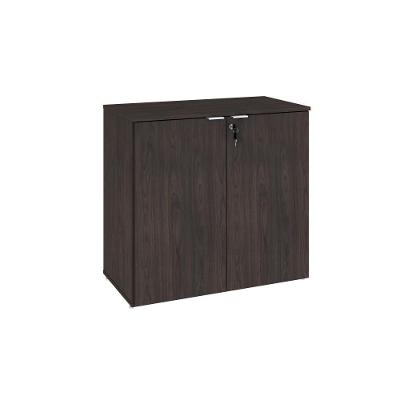 Armário Baixo Com 02 Portas 75x80x42cm Wlab80 Terracota Branco
