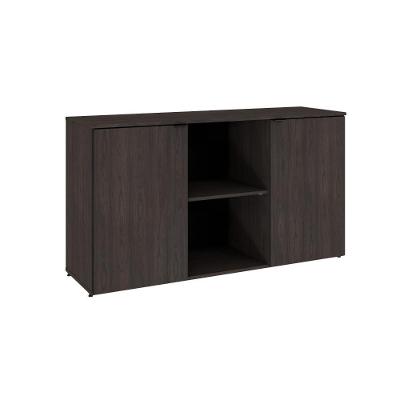 Armário Baixo Com 02 Portas E Nicho 75x135x42cm Wlab135 Terracota Preto