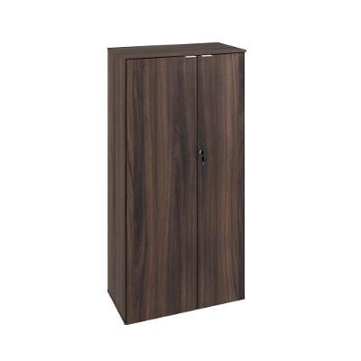 Armário Alto Fechado Com 02 Portas 161,5x80x42cm Wlaf80 Nogal - Branco