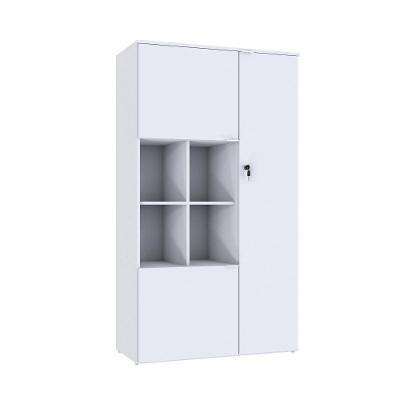 Armário Alto Com nicho E 03 Portas 161,5x90x42cm Wlan90 Branco Chess