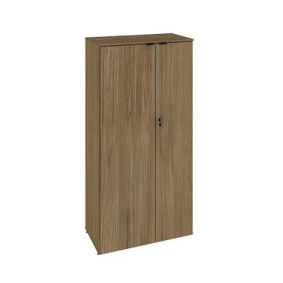 Armário Alto Fechado Com 02 Portas 161,5x80x42cm Wlaf80 Vermont Oak - Preto