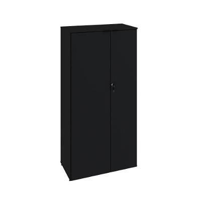 Armário Alto Fechado Com 02 Portas 161,5x80x42cm Wlaf80 Preto ônix