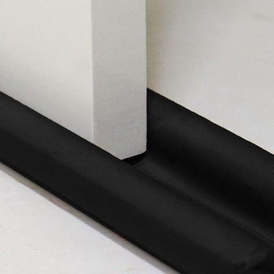 Protetor De Porta Duplo 100cm 1 Peça De Vinila Bagun Impermeável 100% Policloreto - Preto