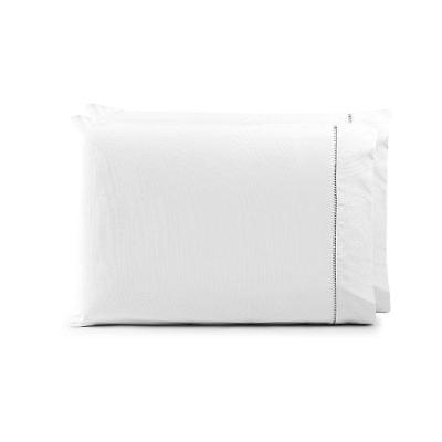 Par De Fronhas 70cm X 50cm 2 Peças Paris Percal 150 Fios 100% Algodão - Branco