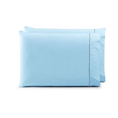 Par De Fronhas 70cm X 50cm 2 Peças Paris Percal 150 Fios 100% Algodão - Azul Motorista