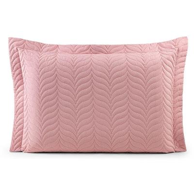 Porta Travesseiro Avulso 70cm X 50cm Com Debrum 1 Peça Paris Matelado Percal 150 Fios 100% Algodão - Rosê