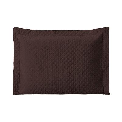 Porta Travesseiro Avulso 70cm X 50cm 1 Peça Prime Ultrassônico 100% Poliéster - Marrom