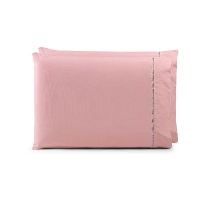 Par De Fronhas 70cm X 50cm 2 Peças Paris Percal 150 Fios 100% Algodão - Rosê