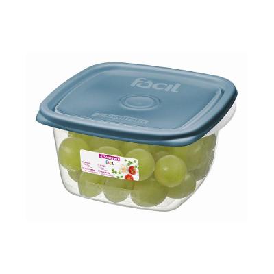 Pote Plástico Quadrado Fácil Verde 800ml Sanremo