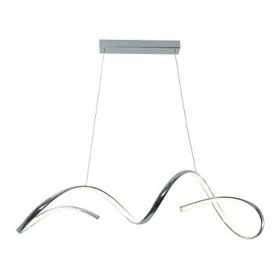 Lustre Pendente Taschibra Londres Led Bivolt Cromado 3000k Luz Amarela 15051072