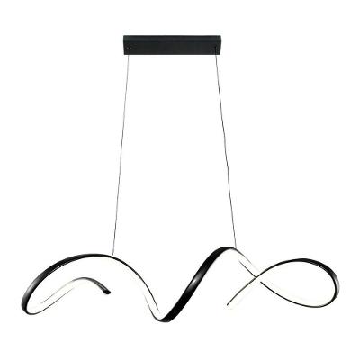 Lustre Pendente Taschibra Londres Led Bivolt Preto 3000k Luz Amarela 15051071