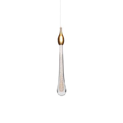 Lustre Pendente Taschibra Romana Led Bivolt Dourado 3000k Luz Amarela 15051004