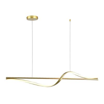 Lustre Pendente Taschibra Coaster Led Bivolt Dourado 3000k Luz Amarela 15051054