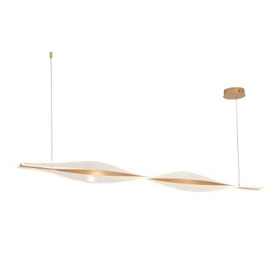 Lustre Pendente Skylight Yeux 4075 Led Bivolt Dourado / Transparente Sky-4075