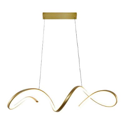 Lustre Pendente Taschibra Londres Led Bivolt Dourado 3000k Luz Amarela 15051070