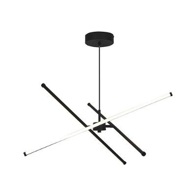Lustre Pendente Taschibra Pole Led Bivolt Preto 6500k Luz Branca 15051092