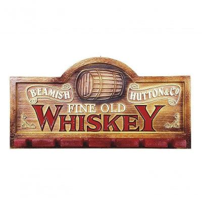 Placa Suporte Copos Porta Espetos Whisky 217