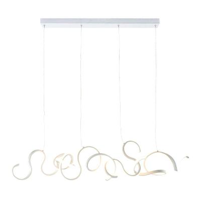 Lustre Pendente Taschibra Toronto Led Bivolt Branco 3000k Luz Amarela 15051085