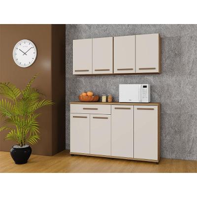Balcão Campinas Master Mdf Arte Móveis Cinamomo/ Off White