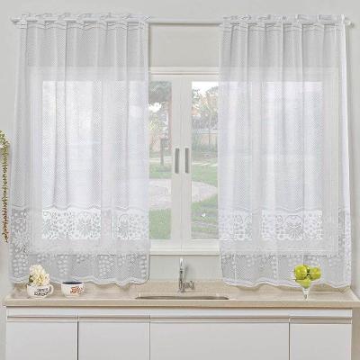 Cortina Para Cozinha Renda Uva Para Varão Simples 1,20m X 2,50m