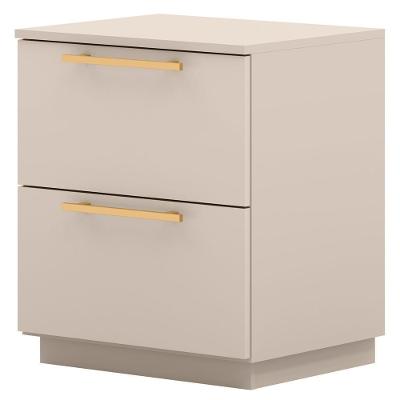 Mesa De Cabeceira 2 Gavetas 50 Cm Dub 50019 Fendi Vlr