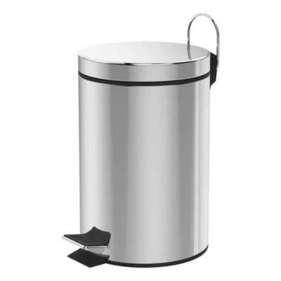 Lixeira Inox Redonda Multiuso 12 Litros