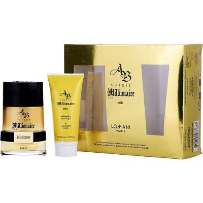 Perfume Masculino Lomani Ab Spirit Millionaire Edp Spray 100 ml&gel Banho