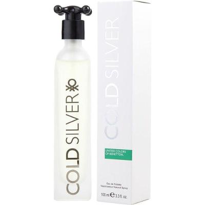 Perfume Masculino Benetton Cold Silver Edt Spray 100 ml