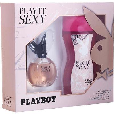 Perfume Feminino Playboy Play It Sexy Edt Spray 38 ml & Gel De Banho 250