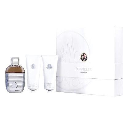 Perfume Feminino Moncler Pour Femme Edp Spray 100 ml&creme Corporal Gel Banho